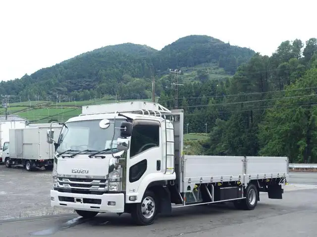 いすゞ フォワード 中型/増トン 平ボディ アルミブロック ベッド の中古トラック【車両No.172399】