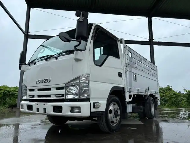 いすゞ エルフ 小型 平ボディ パワーゲート アルミブロック の中古トラック【車両No.172284】