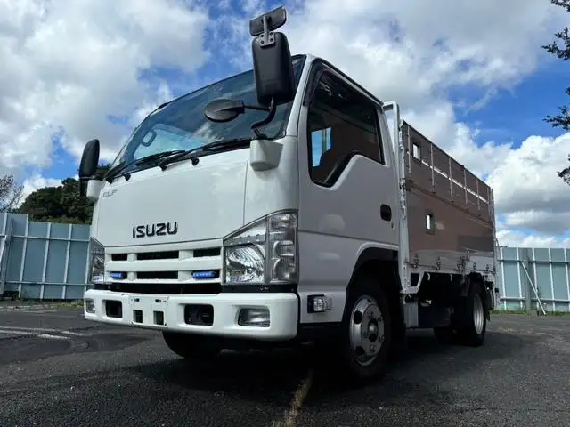 いすゞ エルフ 小型 平ボディ パワーゲート アルミブロック の中古トラック【車両No.172238】
