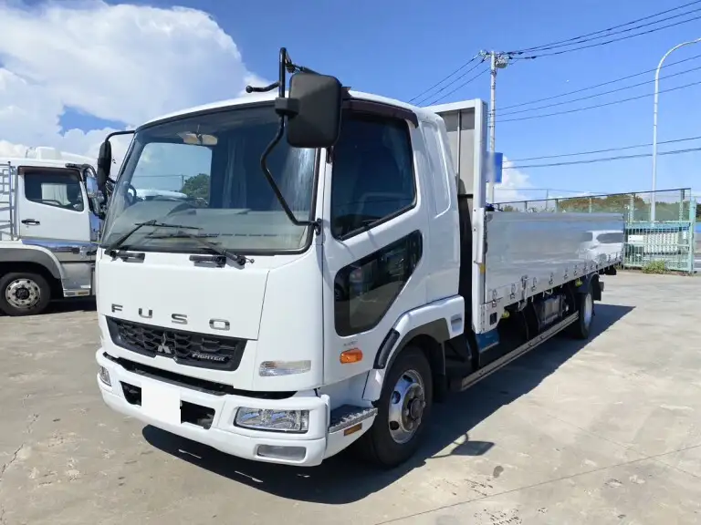三菱 ファイター 中型/増トン 平ボディ アルミブロック ベッド の中古トラック【車両No.172525】