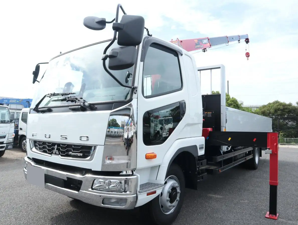 三菱 ファイター 中型/増トン クレーン付 アルミブロック 4段 の中古トラック【車両No.172580】