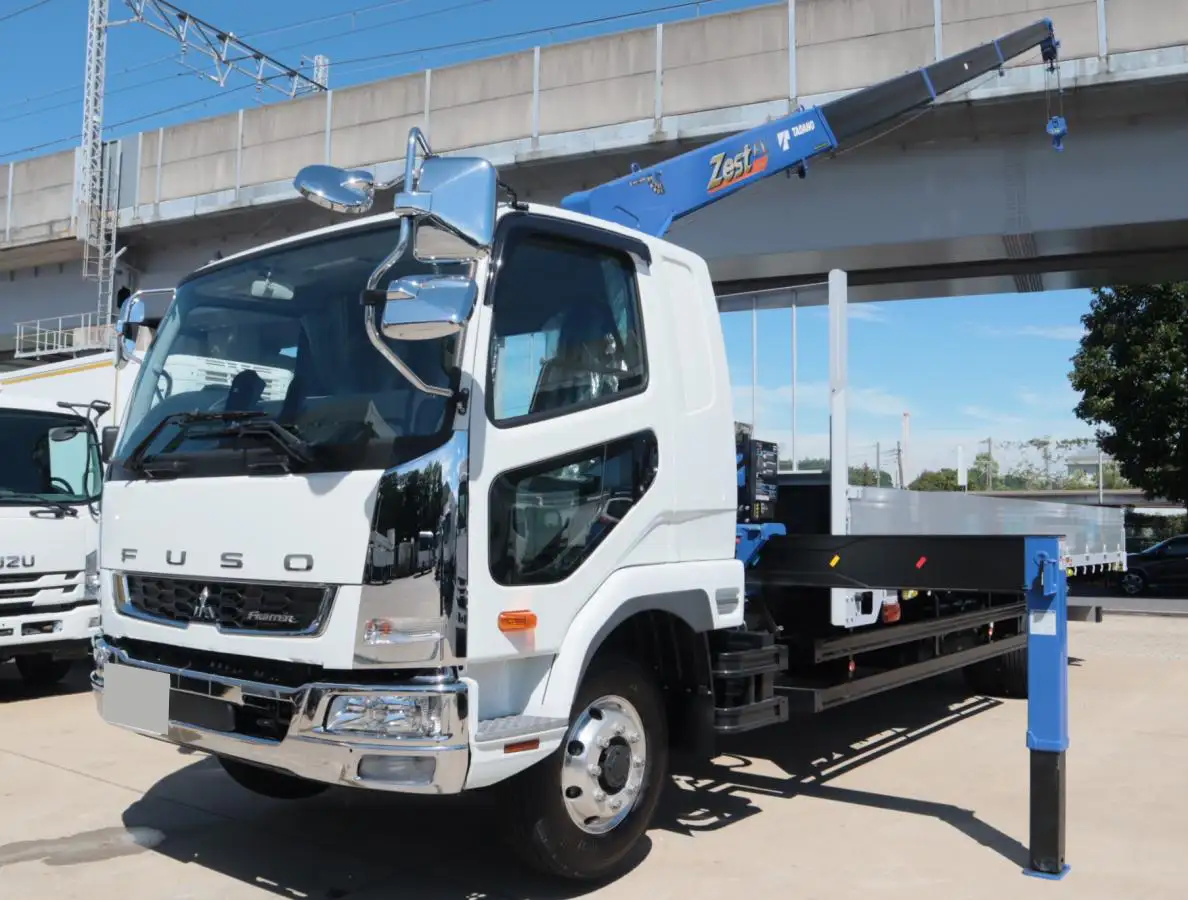 三菱 ファイター 中型/増トン クレーン付 アルミブロック 4段 の中古トラック【車両No.172576】
