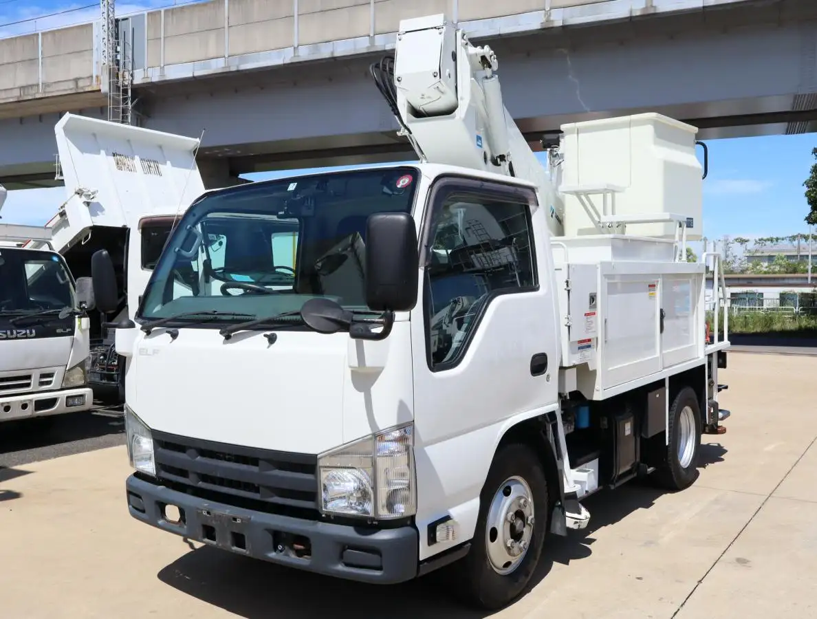 いすゞ エルフ 小型 高所・建柱車 高所作業車 電工仕様 の中古トラック【車両No.172565】