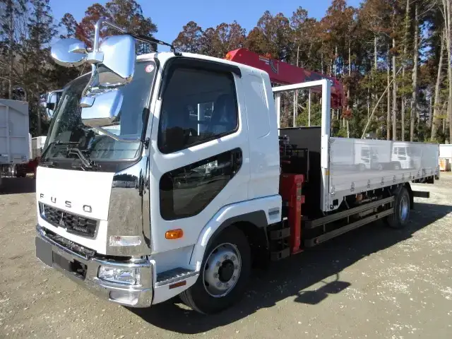 三菱 ファイター 中型/増トン クレーン付 アルミブロック 4段 の中古トラック【車両No.172654】