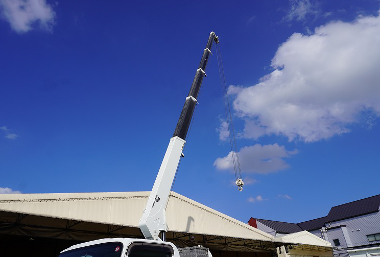 いすゞ エルフ 小型 クレーン付き(ユニック) 床鉄板 5段の中古トラック画像5