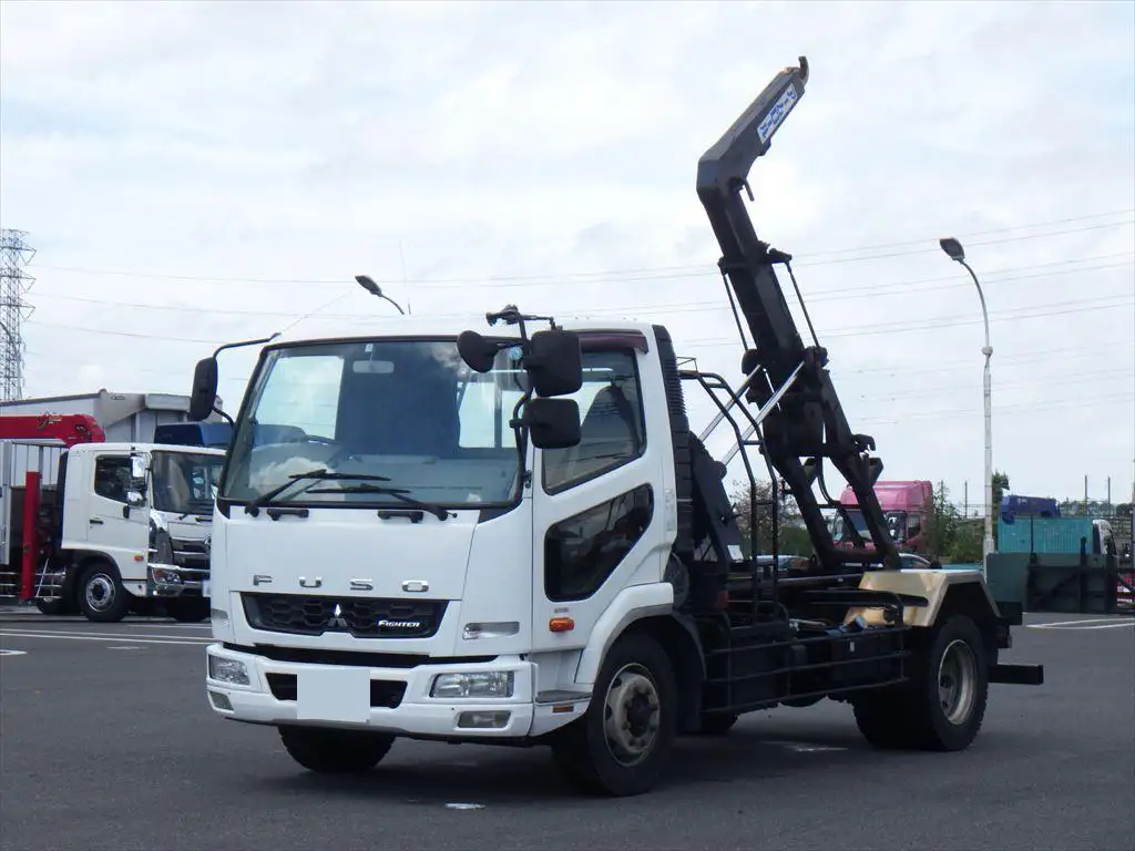 三菱 ファイター 中型/増トン アームロール ツインホイスト TKG-FK72FY の中古トラック【車両No.172554】