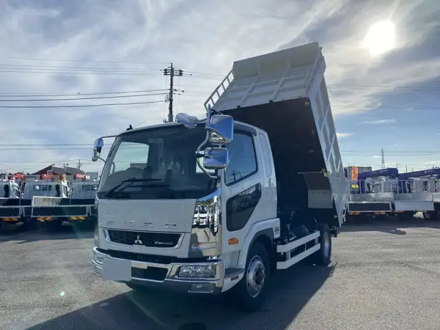 三菱 ファイター 中型/増トン ダンプ 土砂禁 ベッド の中古トラック【車両No.172770】