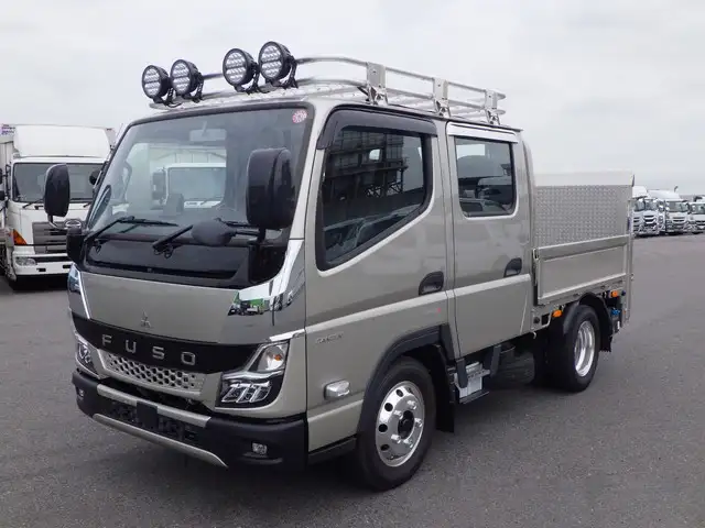三菱 キャンター 小型 平ボディ Wキャブ パワーゲート の中古トラック【車両No.172843】