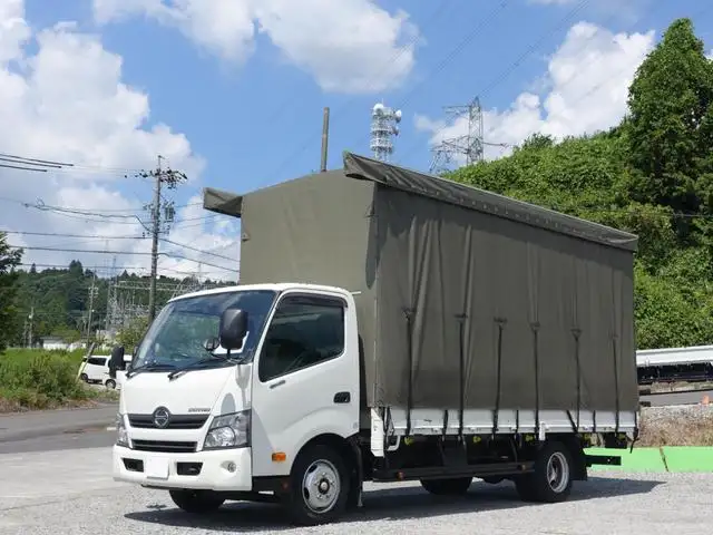 日野 デュトロ 小型 平ボディ 幌 TKG-XZU720M の中古トラック【車両No.172819】