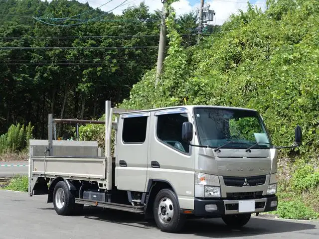三菱 キャンター 小型 平ボディ Wキャブ パワーゲート の中古トラック【車両No.172828】