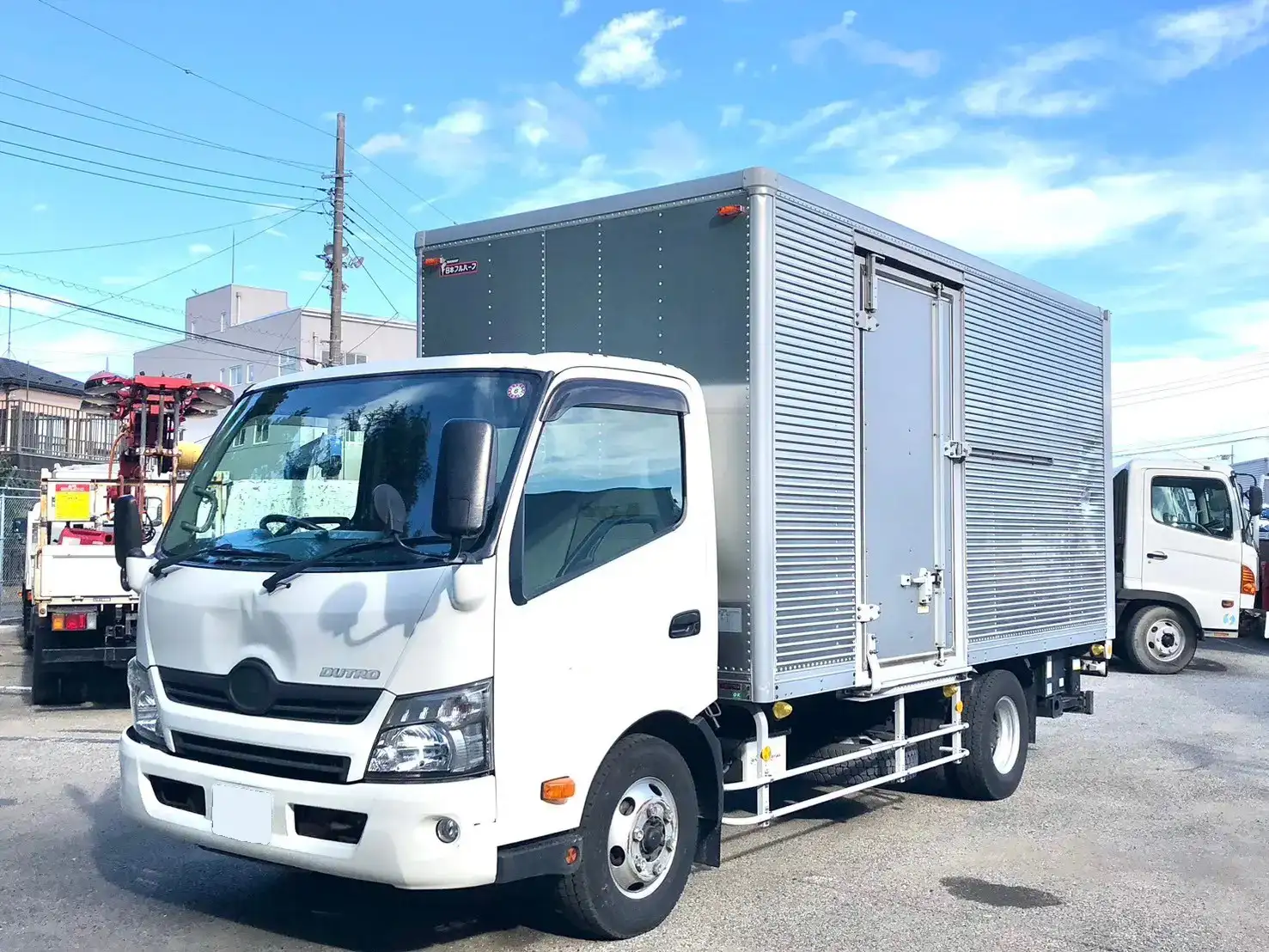 日野 デュトロ 小型 アルミバン パワーゲート サイドドア の中古トラック【車両No.172832】