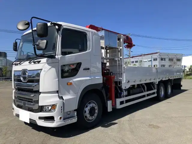 日野 プロフィア 大型 クレーン付 アルミブロック 4段 の中古トラック【車両No.173052】