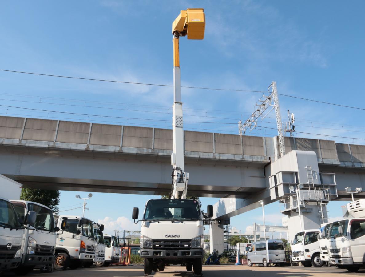 いすゞ エルフ 小型 高所・建柱車 高所作業車 電工仕様｜画像9