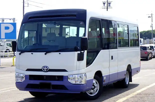 トヨタ コースター 小型 バス マイクロバス SKG-XZB60 の中古トラック【車両No.173115】