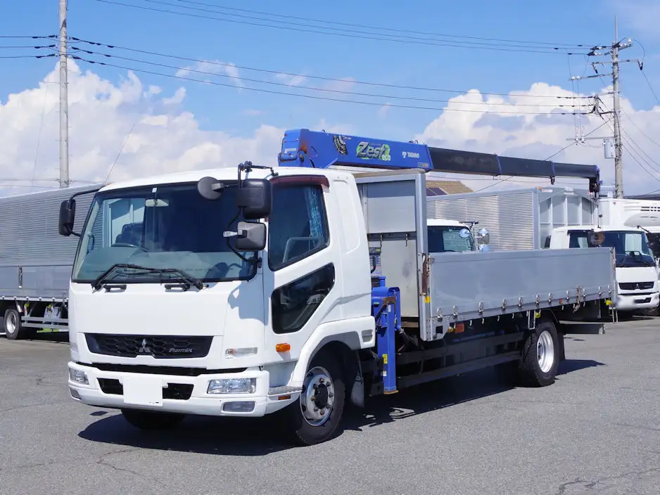 三菱 ファイター 中型/増トン クレーン付 アルミブロック 4段 の中古トラック【車両No.173161】