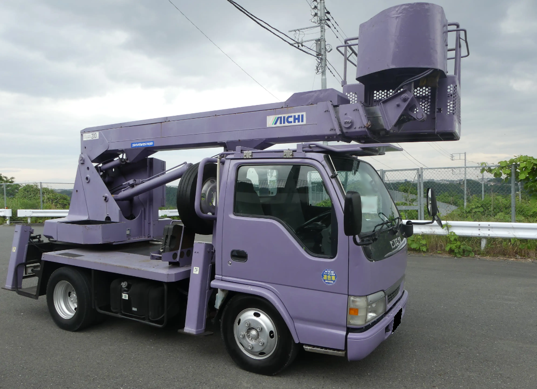 いすゞ エルフ 小型 高所・建柱車 高所作業車 KR-NKR81E3N｜画像2