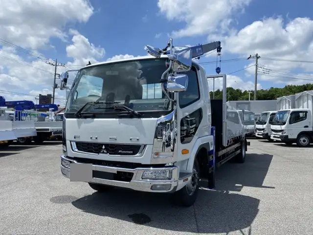 三菱 ファイター 中型/増トン クレーン付 アルミブロック 4段 の中古トラック【車両No.173543】