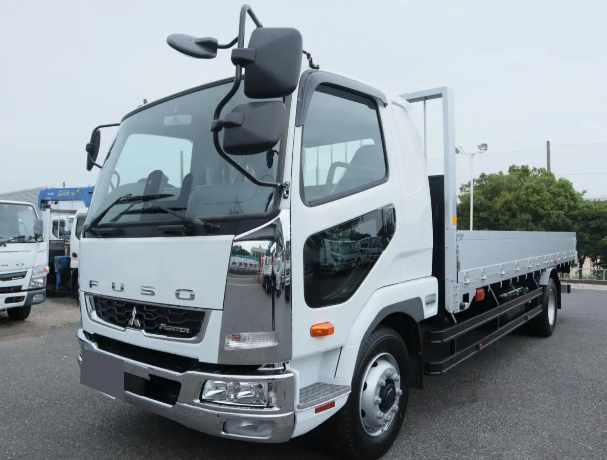 三菱 ファイター 中型/増トン 平ボディ アルミブロック ベッド の中古トラック【車両No.173402】