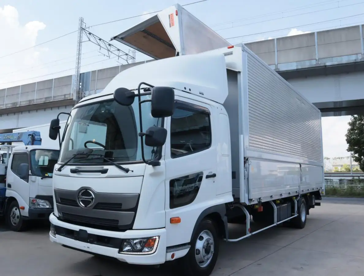 日野 レンジャー 中型/増トン ウイング パワーゲート ベッド の中古トラック【車両No.173357】