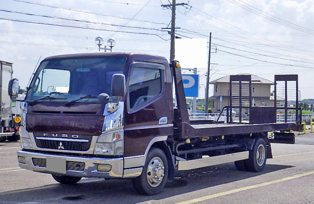 三菱 キャンター 小型 車両重機運搬 ラジコン ウインチ｜画像1