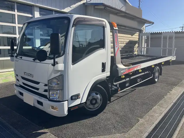 いすゞ エルフ 小型 車両重機運搬 ラジコン ウインチ の中古トラック【車両No.173594】