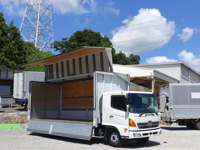 日野 レンジャー 中型/増トン ウイング パワーゲート ベッド の中古トラック【車両No.173577】