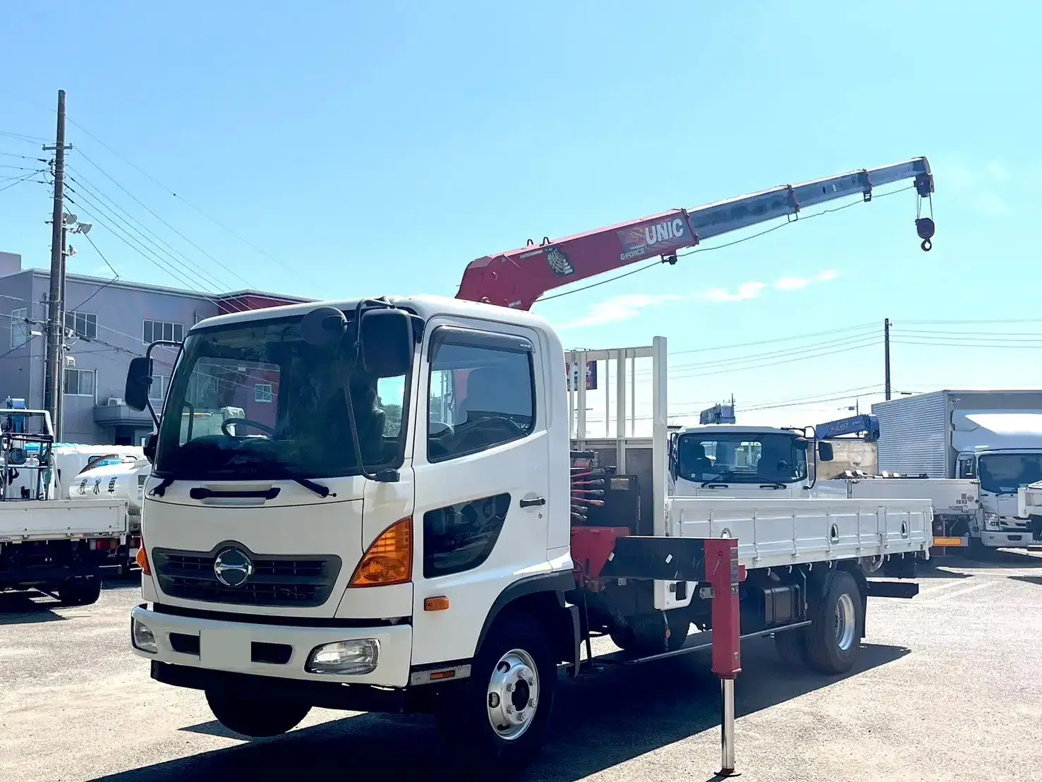 日野 レンジャー 中型/増トン クレーン付 4段 ラジコン の中古トラック【車両No.173606】
