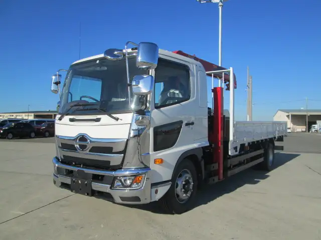 日野 レンジャー 中型/増トン 車両重機運搬 4段クレーン ラジコン の中古トラック【車両No.173724】