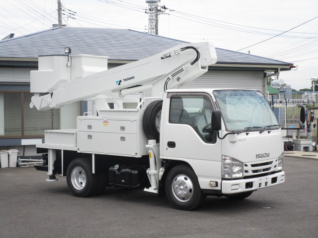 いすゞ エルフ 小型 高所・建柱車 高所作業車 電工仕様｜画像3