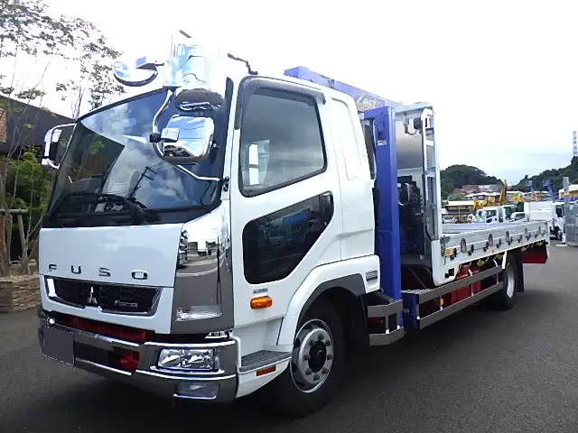 三菱 ファイター 中型/増トン 車両重機運搬 4段クレーン ラジコン の中古トラック【車両No.173665】