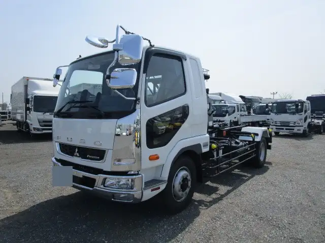 三菱 ファイター 中型/増トン アームロール ツインホイスト ベッド の中古トラック【車両No.173765】