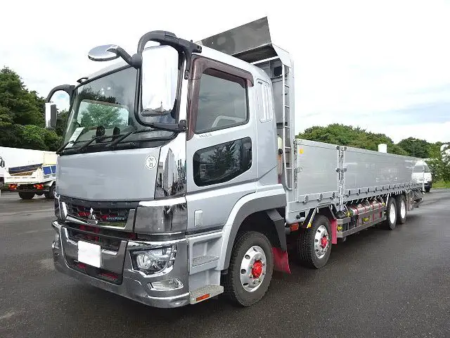 三菱 スーパーグレート 大型 平ボディ アルミブロック エアサス の中古トラック【車両No.173536】