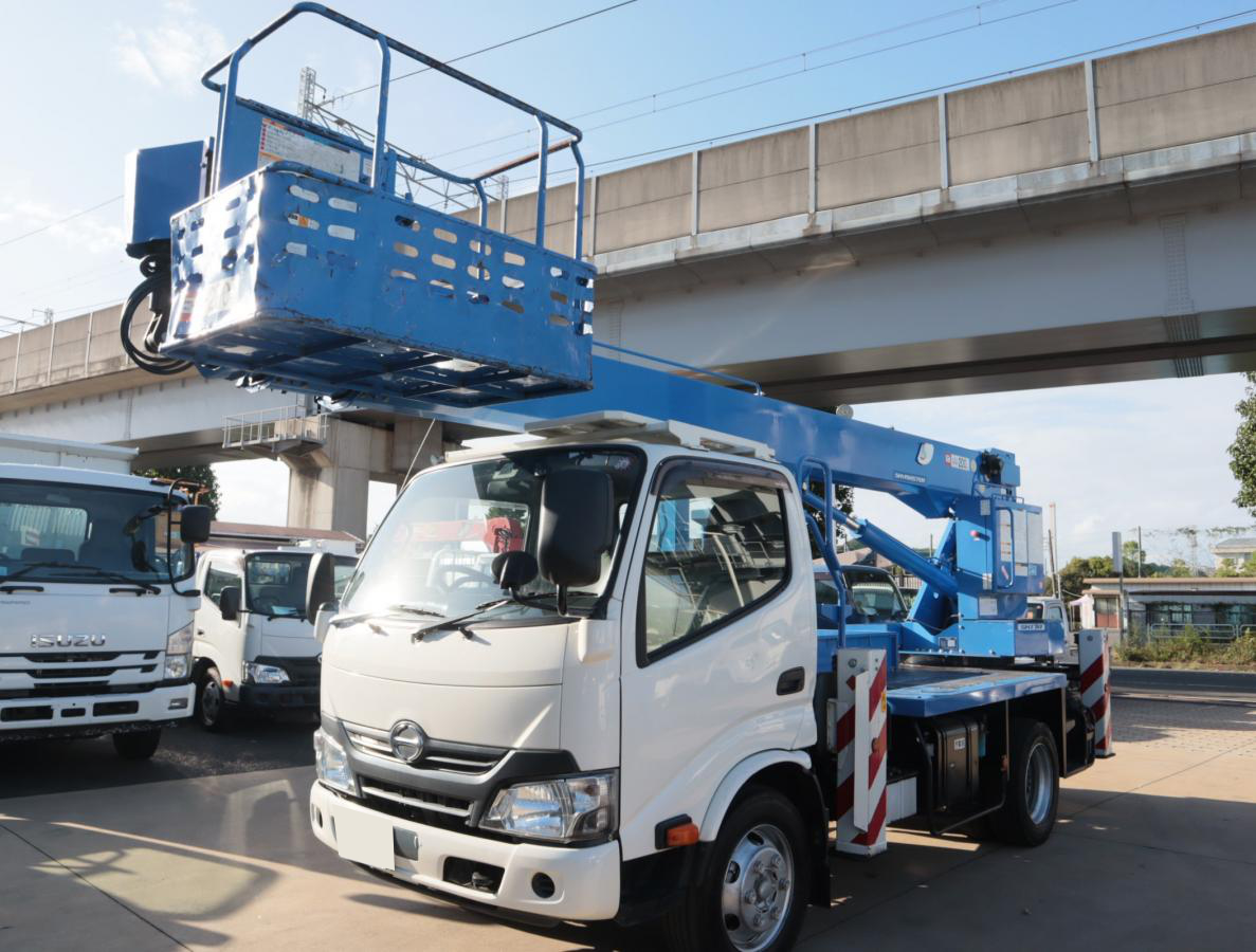 日野 デュトロ 小型 高所・建柱車 高所作業車 TKG-XZU642F｜画像1