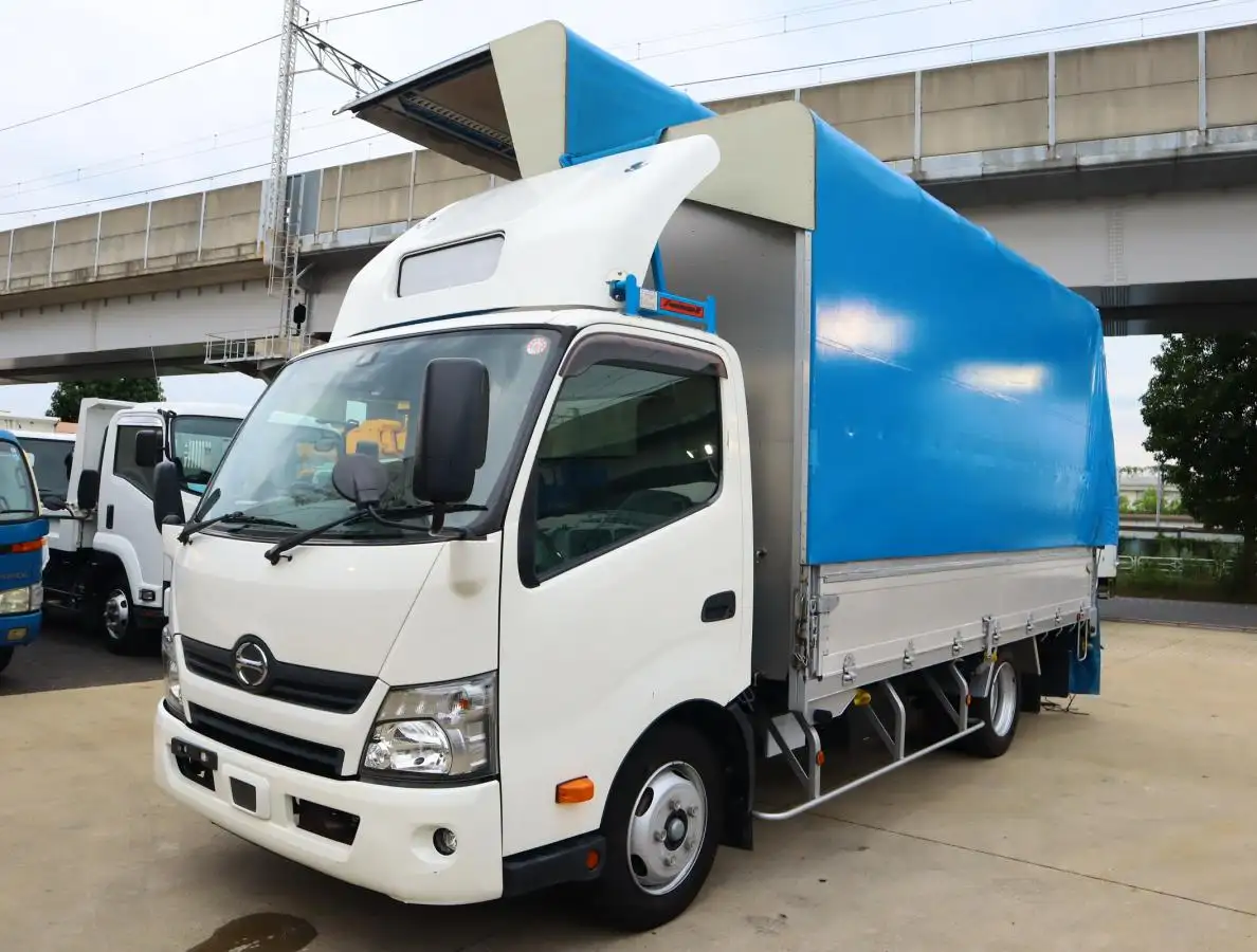 日野 デュトロ 小型 ウイング 幌ウイング TKG-XZU710M の中古トラック【車両No.173855】