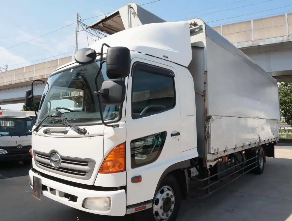 日野 レンジャー 中型/増トン ウイング 幌ウイング 床鉄板 の中古トラック【車両No.173869】