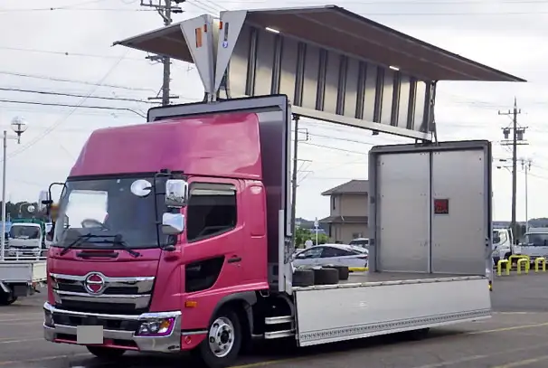 日野 レンジャー 中型/増トン ウイング エアサス ベッド の中古トラック【車両No.173993】