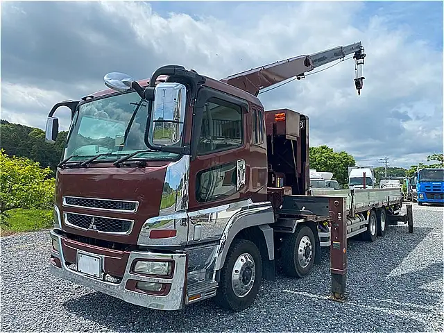 三菱 スーパーグレート 大型 クレーン付 アルミブロック エアサス の中古トラック【車両No.173992】