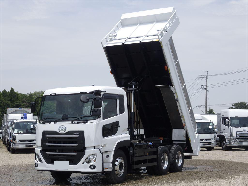 日産UD クオン 大型 ダンプ コボレーン ベッド｜画像1