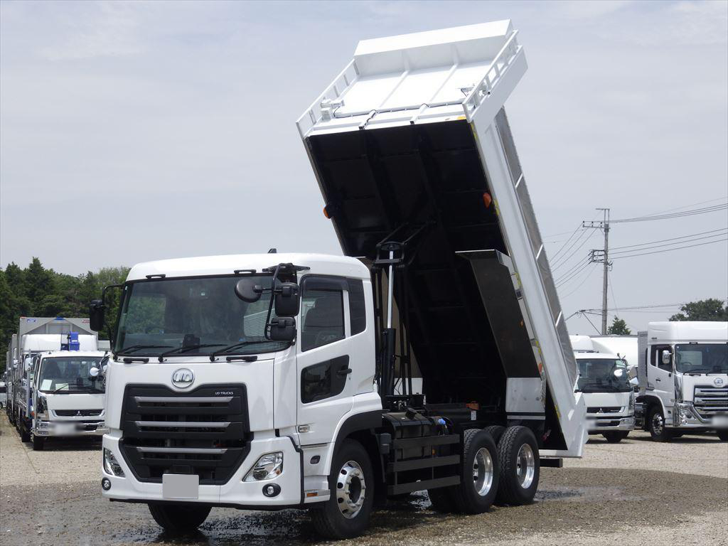 日産UD クオン 大型 ダンプ コボレーン ベッド｜画像1