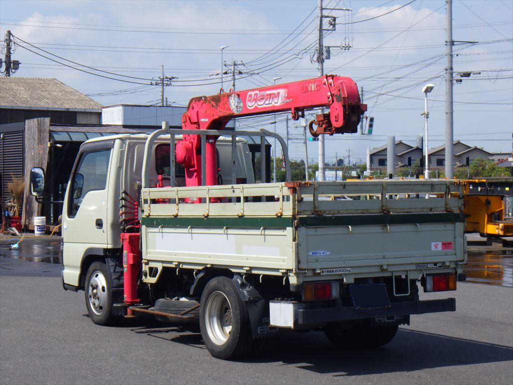 いすゞ エルフ 小型 クレーン付き(ユニック) 床鉄板 3段｜画像5