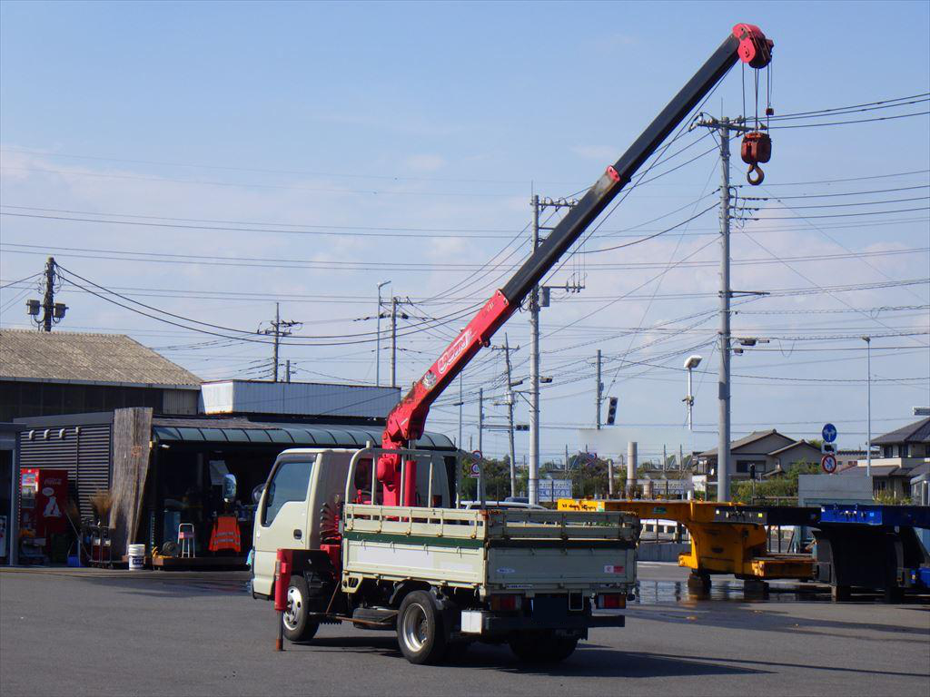 いすゞ エルフ 小型 クレーン付き(ユニック) 床鉄板 3段｜画像11