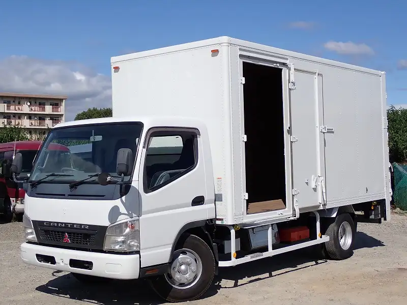 三菱 キャンター 小型 アルミバン パワーゲート サイドドア の中古トラック【車両No.173962】