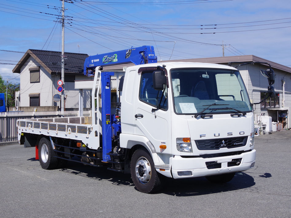 三菱 ファイター 中型/増トン 車両重機運搬 3段クレーン ラジコン｜画像2