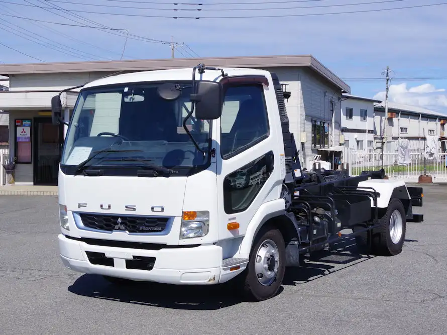 三菱 ファイター 中型/増トン アームロール ツインホイスト 2KG-FK71F の中古トラック【車両No.174006】