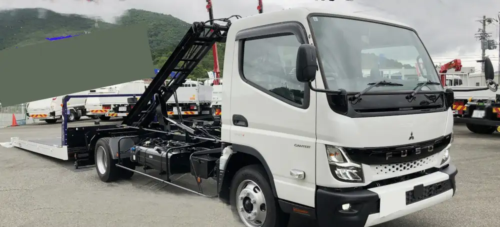 三菱 キャンター 小型 車両重機運搬 ラジコン ウインチ の中古トラック【車両No.174140】