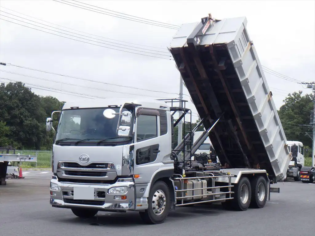 日産UD クオン 大型 アームロール コンテナ付き ツインホイスト の中古トラック【車両No.174205】