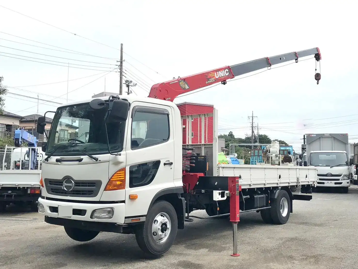日野 レンジャー 中型/増トン クレーン付 4段 ラジコン の中古トラック【車両No.174056】