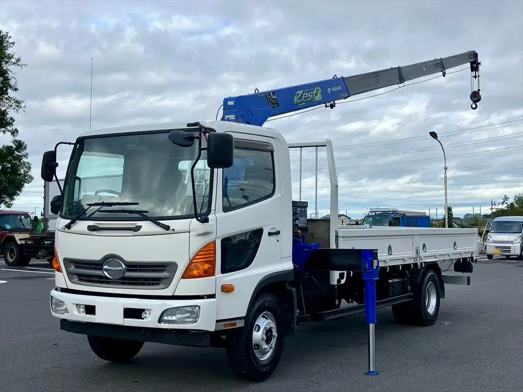 日野 レンジャー 中型/増トン クレーン付 4段 ラジコン の中古トラック【車両No.174436】