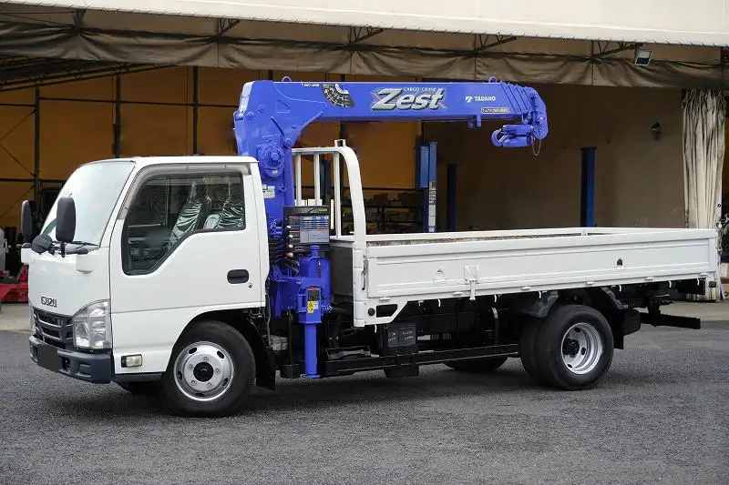 いすゞ エルフ 小型 クレーン付 4段 ラジコン の中古トラック【車両No.174331】