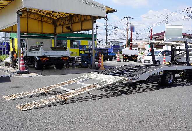 いすゞ エルフ 小型 車両重機運搬 ラジコン ウインチ｜画像4